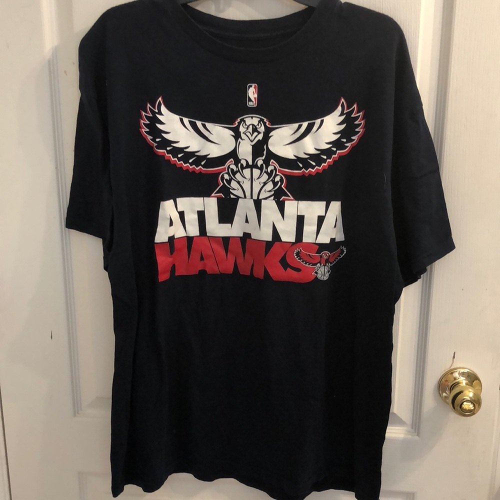 Atlanta Hawks Navy Blue T-Shirt📝